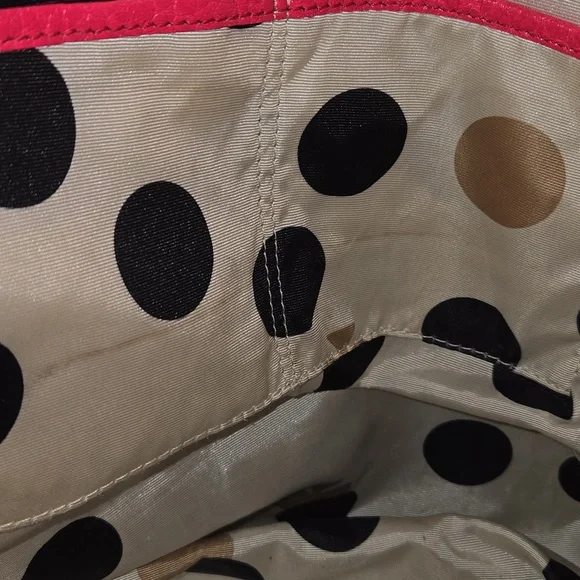 Kate Spade Pebble Leather Tote Orange & Pink - Picture 12 of 12